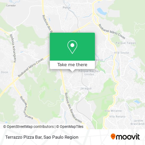 Terrazzo Pizza Bar map