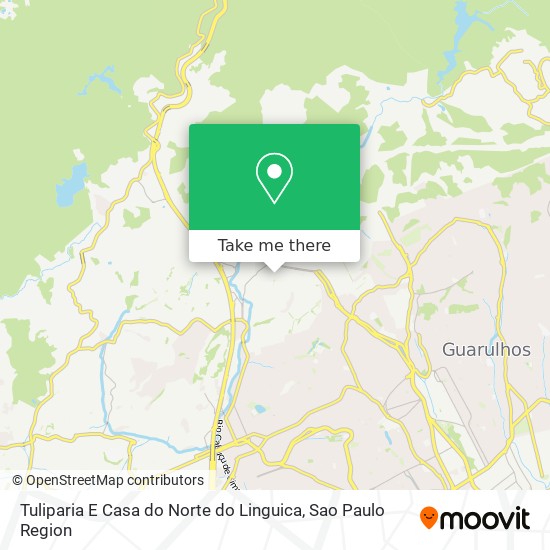 Tuliparia E Casa do Norte do Linguica map