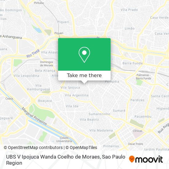 UBS V Ipojuca Wanda Coelho de Moraes map