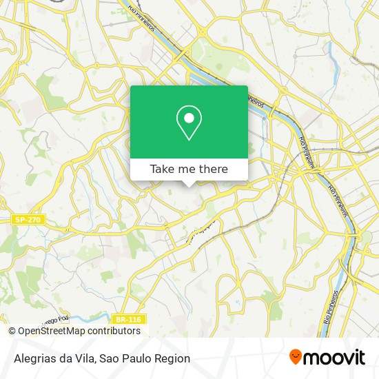 Alegrias da Vila map