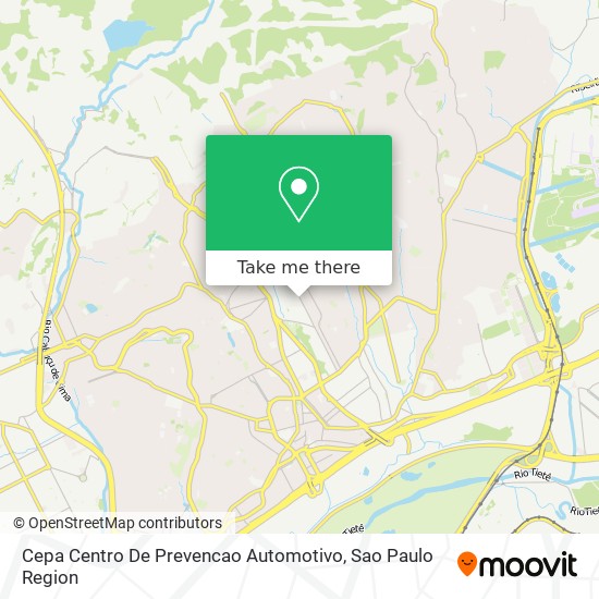 Cepa Centro De Prevencao Automotivo map