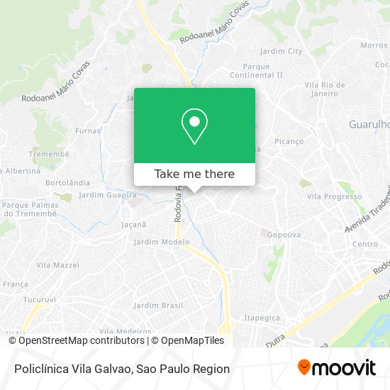 Policlínica Vila Galvao map