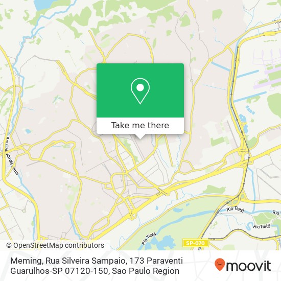 Mapa Meming, Rua Silveira Sampaio, 173 Paraventi Guarulhos-SP 07120-150