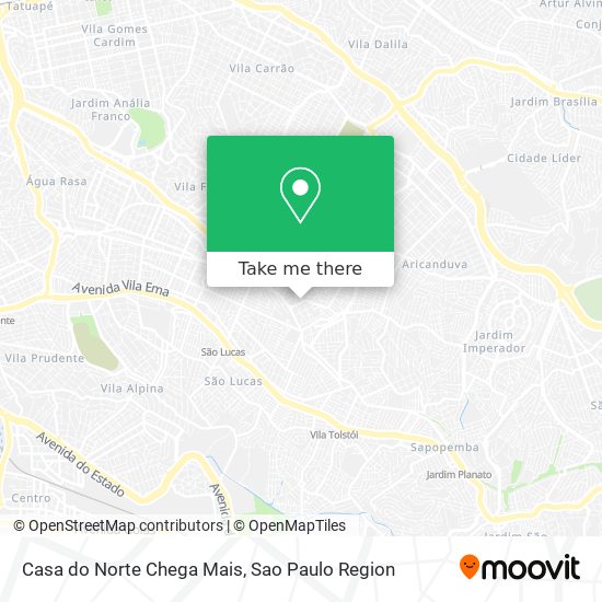 Casa do Norte Chega Mais map