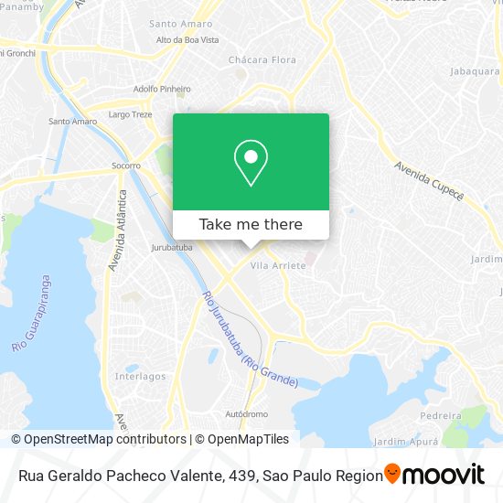Rua Geraldo Pacheco Valente, 439 map