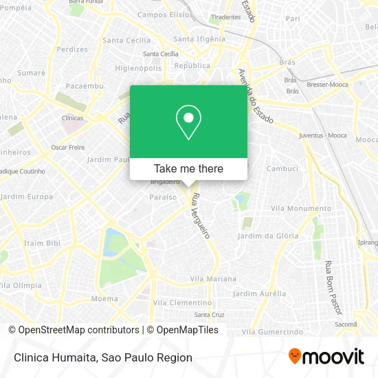 Clinica Humaita map