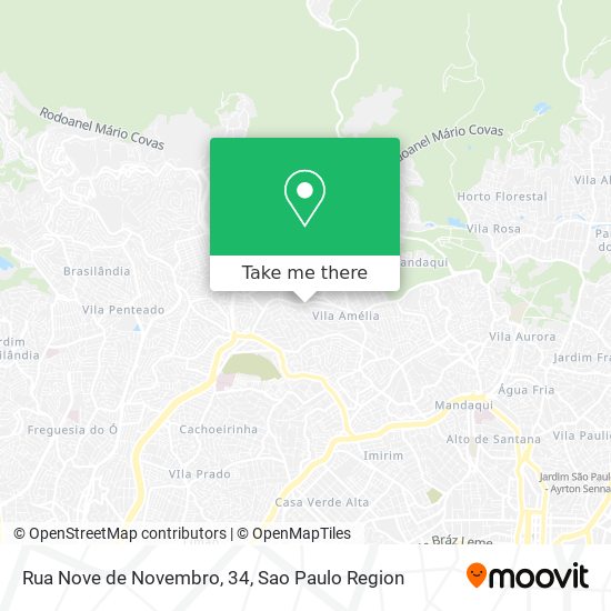 Mapa Rua Nove de Novembro, 34