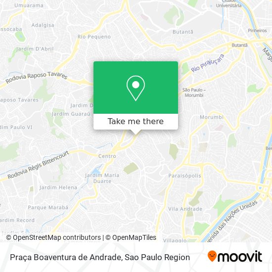 Praça Boaventura de Andrade map