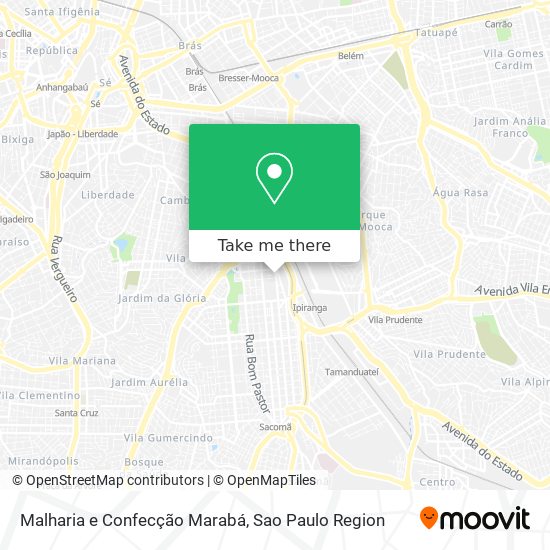 Malharia e Confecção Marabá map