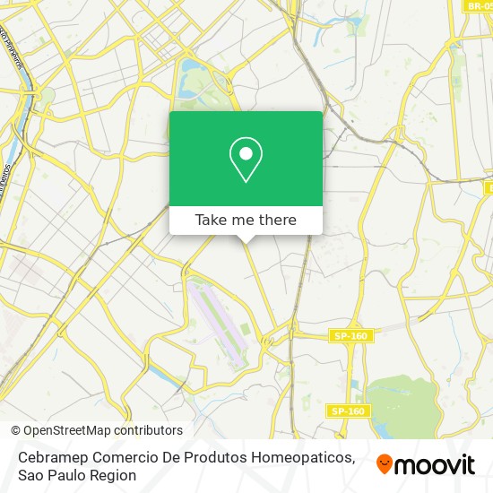 Mapa Cebramep Comercio De Produtos Homeopaticos