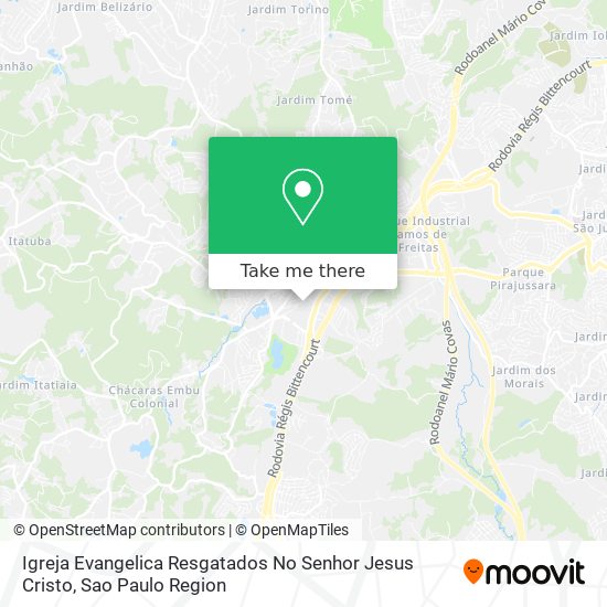 Igreja Evangelica Resgatados No Senhor Jesus Cristo map