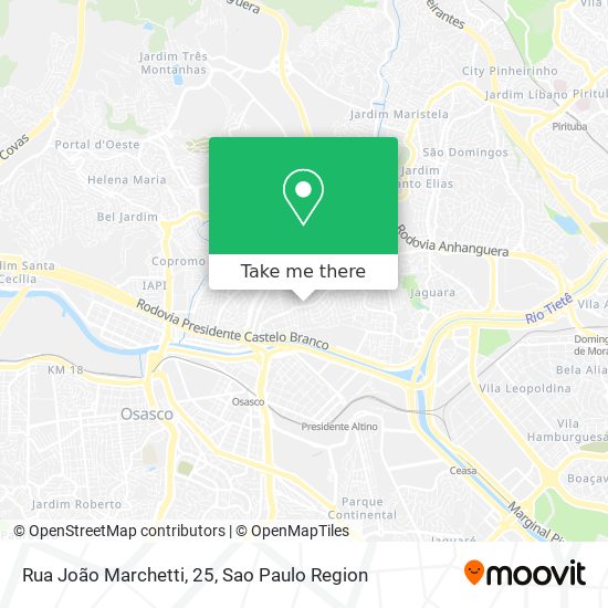 Rua João Marchetti, 25 map