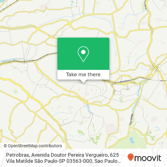 Petrobras, Avenida Doutor Pereira Vergueiro, 625 Vila Matilde São Paulo-SP 03563-000 map