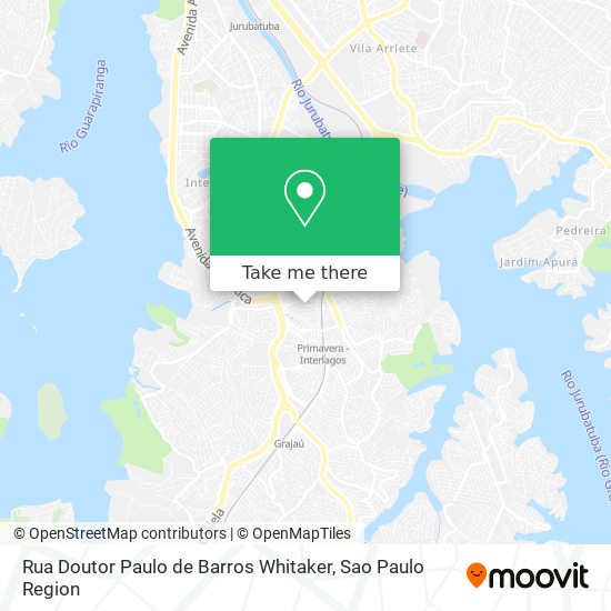 Rua Doutor Paulo de Barros Whitaker map