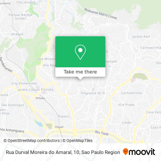 Rua Durval Moreira do Amaral, 10 map