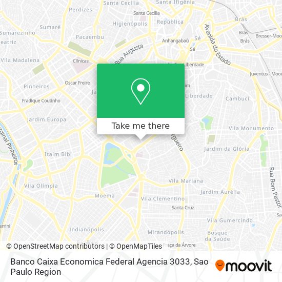 Banco Caixa Economica Federal Agencia 3033 map