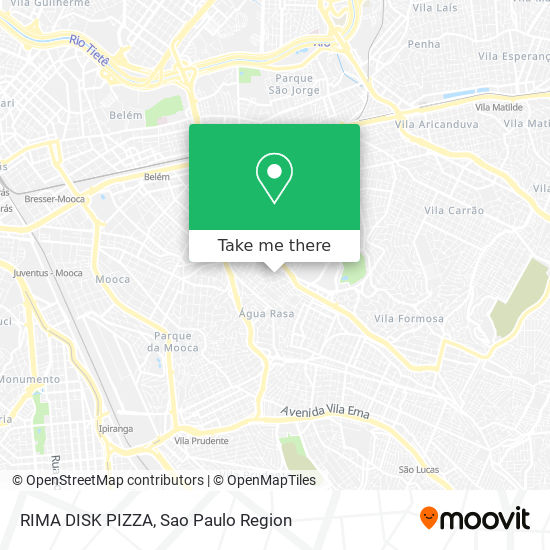 RIMA DISK PIZZA map