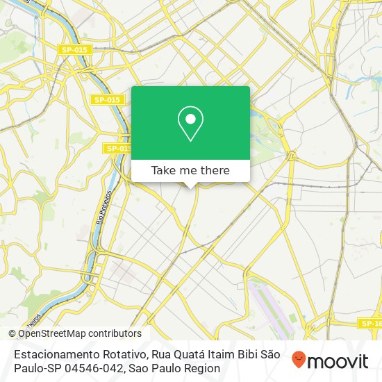 Estacionamento Rotativo, Rua Quatá Itaim Bibi São Paulo-SP 04546-042 map