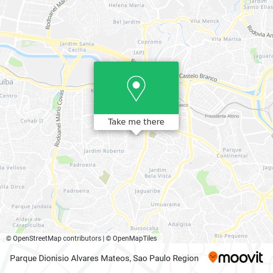 Parque Dionisio Alvares Mateos map