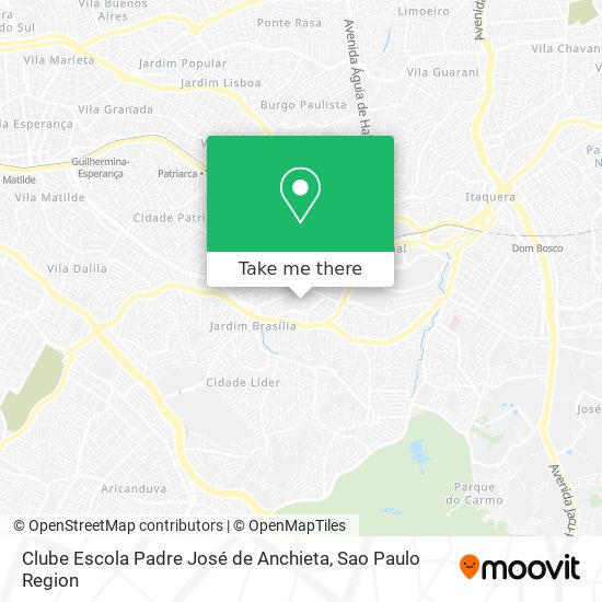 Clube Escola Padre José de Anchieta map