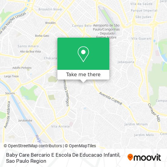 Mapa Baby Care Bercario E Escola De Educacao Infantil