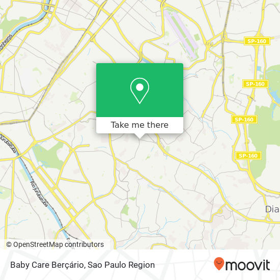 Baby Care Berçário map