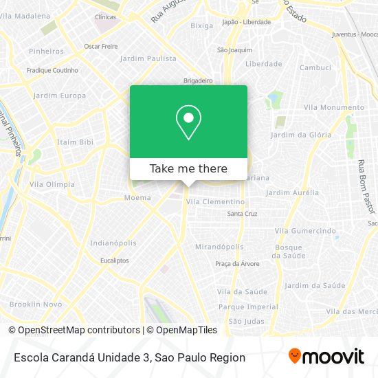 Escola Carandá Unidade 3 map
