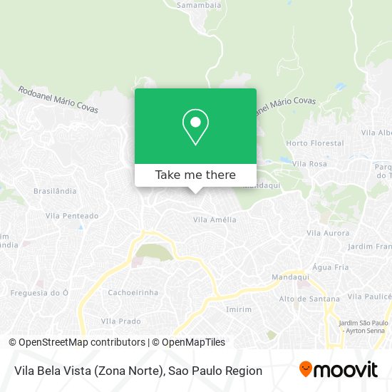 Vila Bela Vista (Zona Norte) map