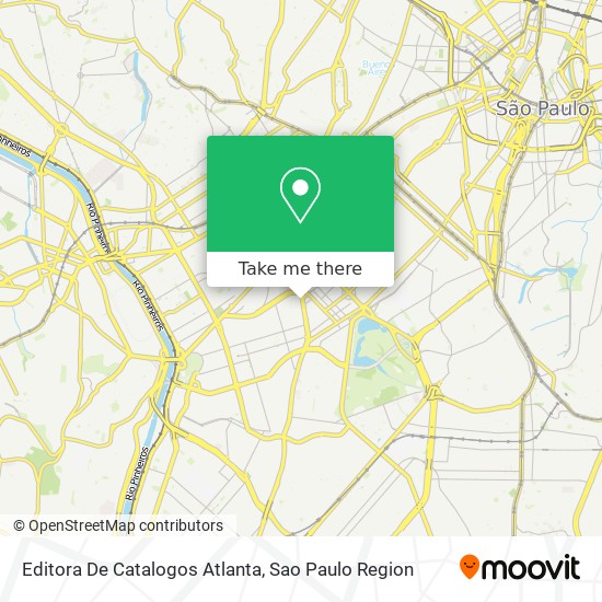 Editora De Catalogos Atlanta map