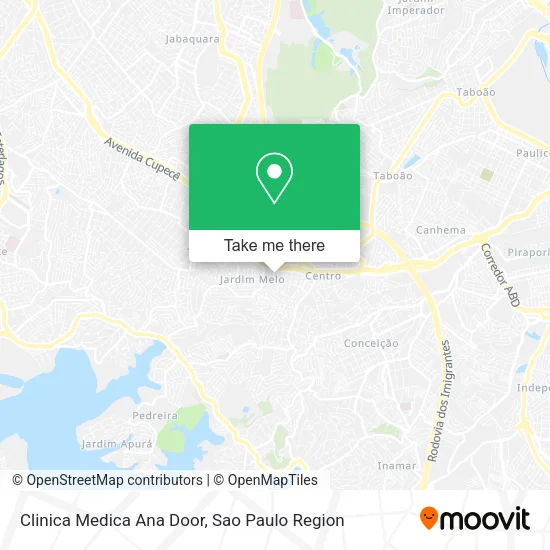 Clinica Medica Ana Door map
