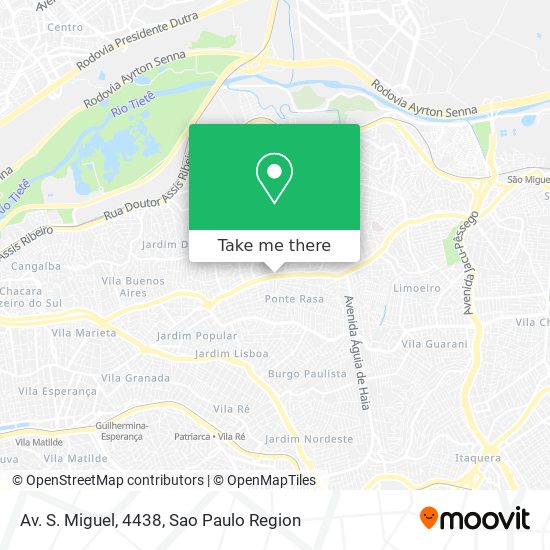 Av. S. Miguel, 4438 map