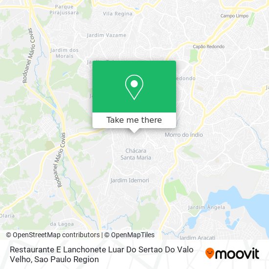 Restaurante E Lanchonete Luar Do Sertao Do Valo Velho map