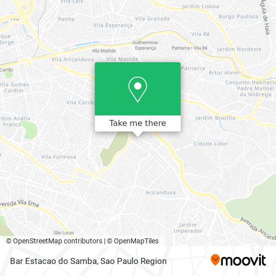 Mapa Bar Estacao do Samba
