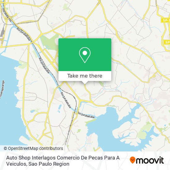 Auto Shop Interlagos Comercio De Pecas Para A Veiculos map