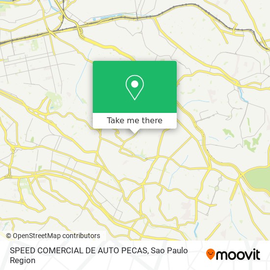 Mapa SPEED COMERCIAL DE AUTO PECAS