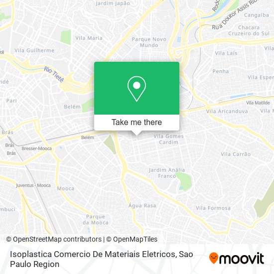 Isoplastica Comercio De Materiais Eletricos map
