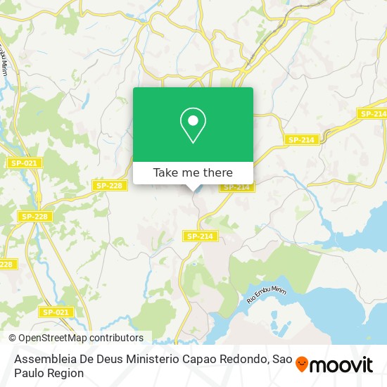 Assembleia De Deus Ministerio Capao Redondo map