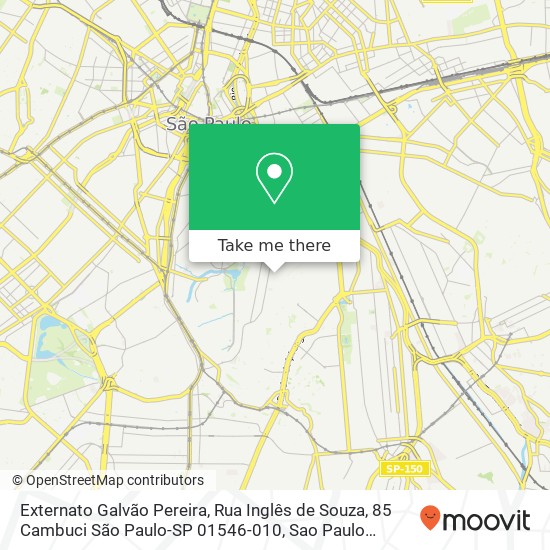 Externato Galvão Pereira, Rua Inglês de Souza, 85 Cambuci São Paulo-SP 01546-010 map