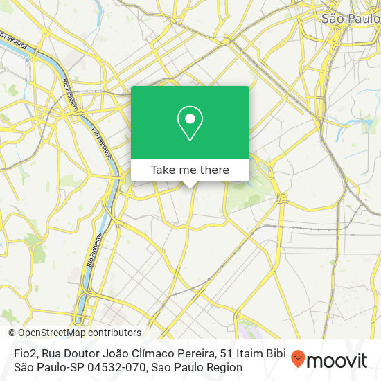 Fio2, Rua Doutor João Clímaco Pereira, 51 Itaim Bibi São Paulo-SP 04532-070 map