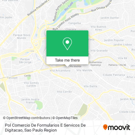 Pol Comercio De Formularios E Servicos De Digitacao map