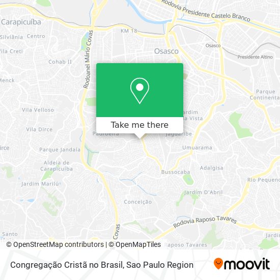 Congregação Cristã no Brasil map