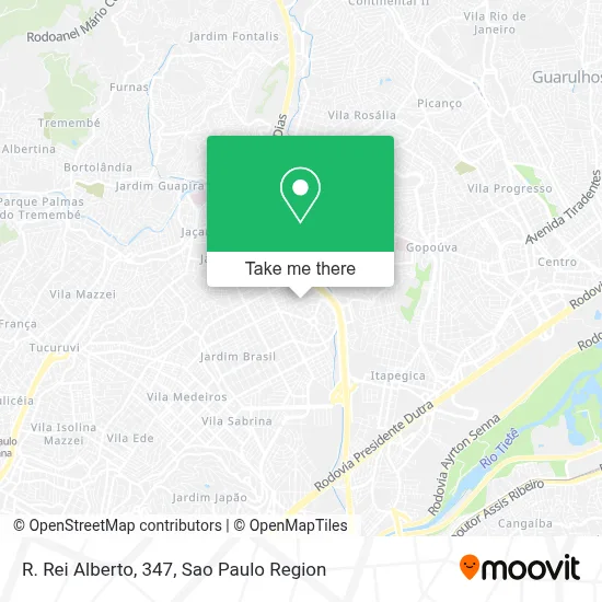 R. Rei Alberto, 347 map