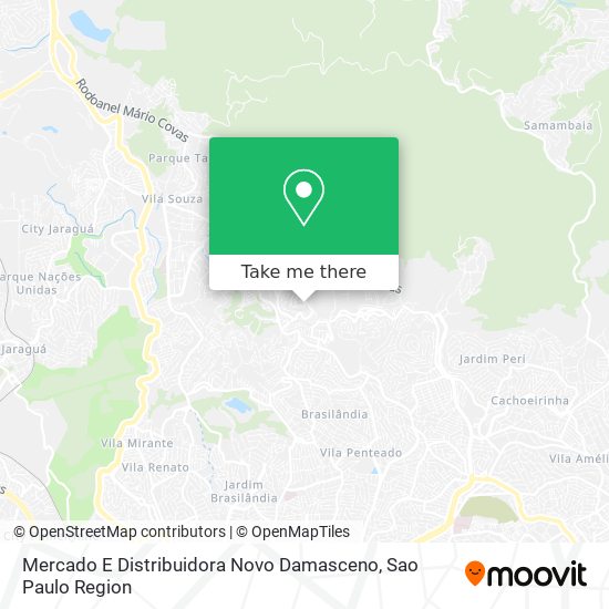 Mercado E Distribuidora Novo Damasceno map