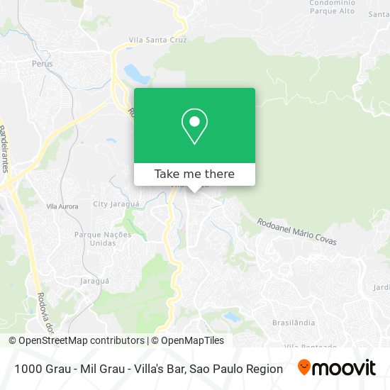 1000 Grau - Mil Grau - Villa's Bar map