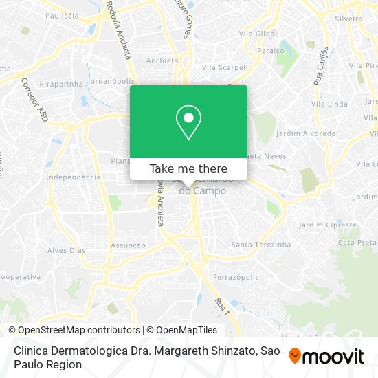 Clinica Dermatologica Dra. Margareth Shinzato map