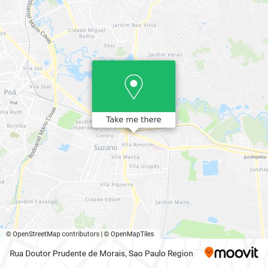 Rua Doutor Prudente de Morais map