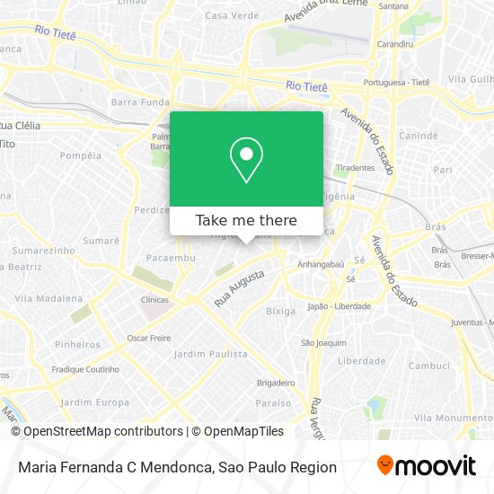 Maria Fernanda C Mendonca map