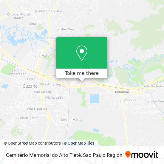 Cemitério Memorial do Alto Tietê map