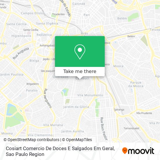 Cosiart Comercio De Doces E Salgados Em Geral map