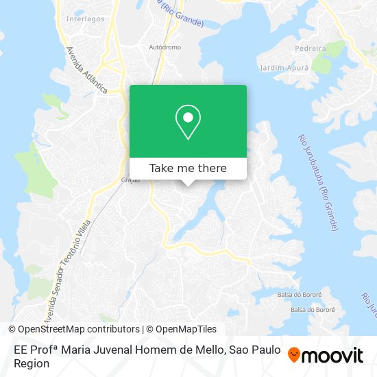 Mapa EE Profª Maria Juvenal Homem de Mello